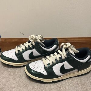 White and Green Dunks